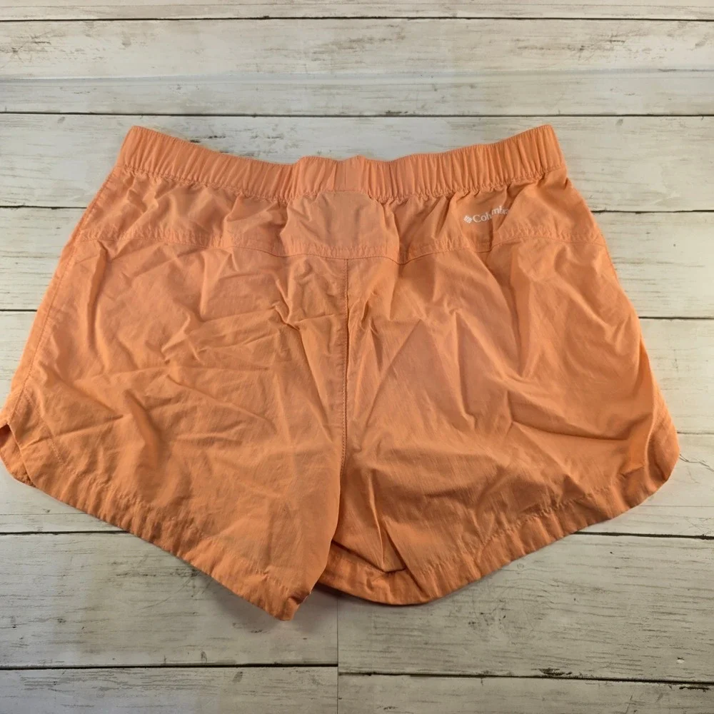 Columbia Womens Peach Orange Active Hiking Shorts Small S0604